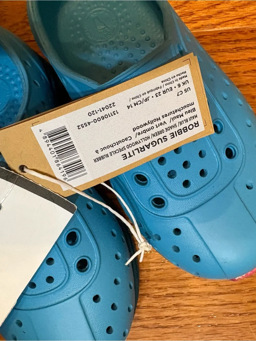 Toddler Shoe Native Robbie Sugarlite Walker Slip-On Blue Size C7 New With Tag